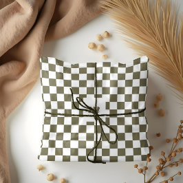 Modernes Retro-Prüfmuster mit benutzerdefiniertem  Seidenpapier