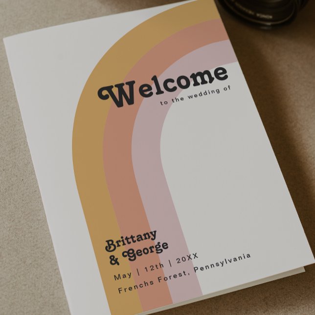 Modernes Retro-Regenbogen-Programm (Von Creator hochgeladen)