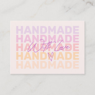 Modernes Retro Vielen Dank für die kleine Visitenk Visitenkarte