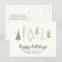Modernes Retro Whimsical Little Tree Business Logo