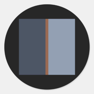 Modernes Retromuster des Mitteljahrhunderts 001 Runder Aufkleber