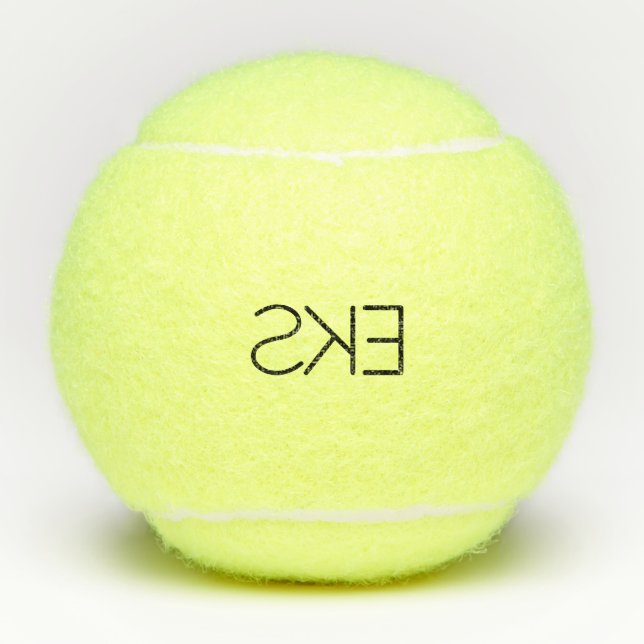 Modernes Reverse Monogramm Tennisbälle (Vorderseite)