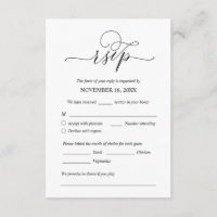 Modernes romantisches, schwarzes, Hochzeitessen-UA