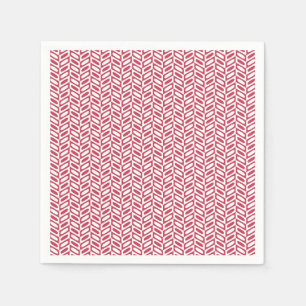 Modernes rosa geometrisches Musterpapier Napkins Serviette
