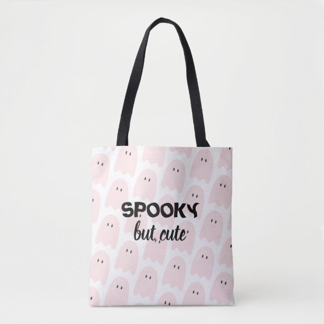 Modernes rosa Halloween Spooky, aber Niedlich (Vorderseite)