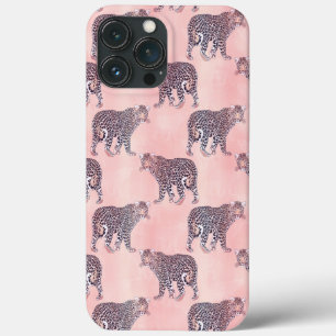 Modernes rosa Leopard-Tiermuster Case-Mate iPhone Hülle