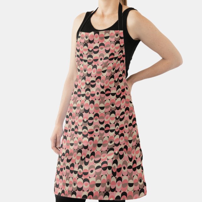 Modernes rosa Muster aus dem Mittelalter Schürze (InSitu)