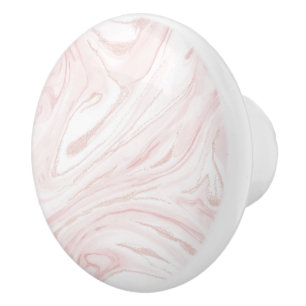 Modernes, rosa und abstraktes Design Keramikknauf