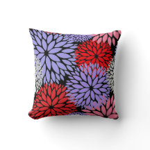 Modernes Rotes Lila Rosa Dahlia