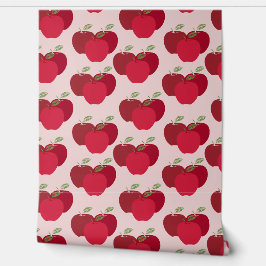 Modernes, rotes Muster-Hintergrundbild 2x12 Fuß Tapete