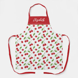 Modernes Rotkrebsmuster Backen Schürze