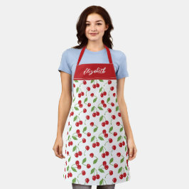 Modernes Rotkrebsmuster Backen Schürze