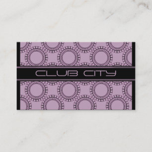 Modernes Rundschreiben bedeckt Visitenkarte, Visitenkarte