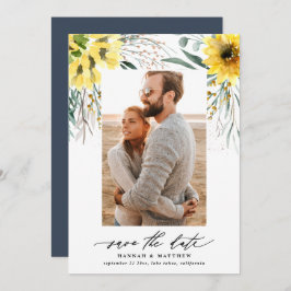 Modernes rustikales botanisches Eukalyptus-Sonnenb Save The Date