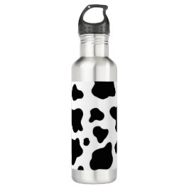 Modernes, rustikales Cowhide-Design Edelstahlflasche