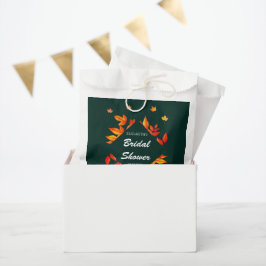 Modernes Rustikales Herbstleaves-Brautparty Geschenktütchen