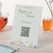 Modernes Rustikales Hochzeitsszitz-Foto für Wildbl