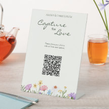 Modernes Rustikales Hochzeitsszitz-Foto für Wildbl