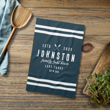 Modernes Rustikales Seehaus | Navy White