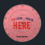 MODERNES SALMON PINK, STYLISCH, MARKIERT DARTSCHEIBE<br><div class="desc">DIES IST EIN DESIGN-FITTING FÜR JEDEN. SIE KÖNNEN LOGO, FOTO, TEXT UND FARBEN ÄNDERN, RESIZIEREN ODER HINZUFÜGEN, WIE SIE MÖCHTEN. DANKE IHNEN.</div>