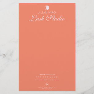 Modernes Salon Beauty Wimpernstudio Briefpapier