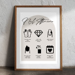 Modernes Salon Nail Aftercare Poster<br><div class="desc">Unser Nail Aftercare Poster ist die perfekte Ergänzung zu Ihrem Salon oder Arbeitsbereich. Es ist auf die Kontur der notwendigen Nachsorgeanweisungen ausgerichtet und hilft Ihren Kunden,  nach ihrer Verabredung lang anhaltende,  gesunde und schöne Nägel zu erhalten.</div>