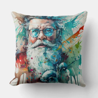 Modernes Santa Throw Kissen