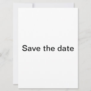 Modernes Save the Date