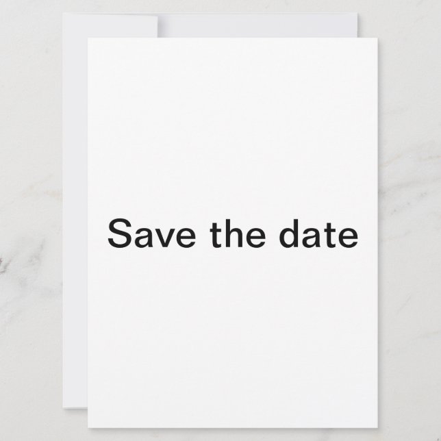Modernes Save the Date (Vorderseite)