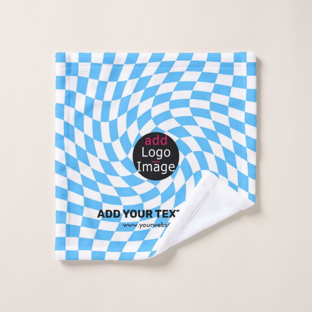 Modernes Schachbrett für Berufliche Markenbezeichn Waschlappen (Waschlappen)