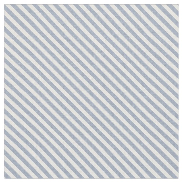 Modernes, schick graublau-weiß gestreiftes Gewebe Stoff (Nahaufnahme)