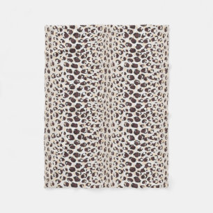 Modernes schickes braunes fleecedecke