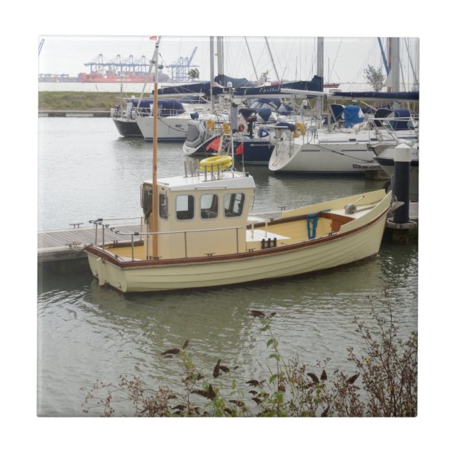 Modernes Schiff Traditioneller Stil Fliese (Vorderseite)