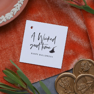 Modernes, schlechtes Zeitangebot Frohe Halloween Geschenkanhänger