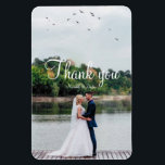 Modernes, schlicht-minimalistisches Hochzeitsfest  Magnet<br><div class="desc">Personalisieren Sie Ihren besonderen Tag mit diesem ein Hochzeitsfest Foto,  das Sie am meisten lieben. Eine nette,  einfache Botschaft,  die mit Liebe und Freundlichkeit an diejenigen geschickt wird,  die Sie am liebsten schätzen.</div>