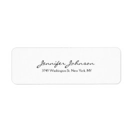 Modernes Schlichtes Berufliches Trendschwarz & Wei