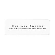 Modernes Schlichtes Elegantes Creative Black & Whi