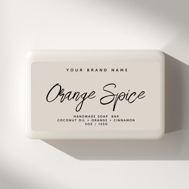 Modernes, schlichtes, elegantes Kosmetiklabel (Von Creator hochgeladen)