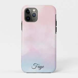Modernes, schlichtes, farbiges Regenbogengefälle Case-Mate iPhone Hülle