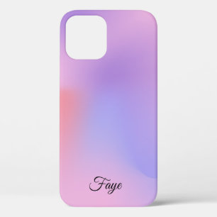 Modernes, schlichtes, farbiges Regenbogengefälle Case-Mate iPhone Hülle