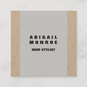 Modernes Schlichtes Minimalistisches Beruflich Gra Quadratische Visitenkarte