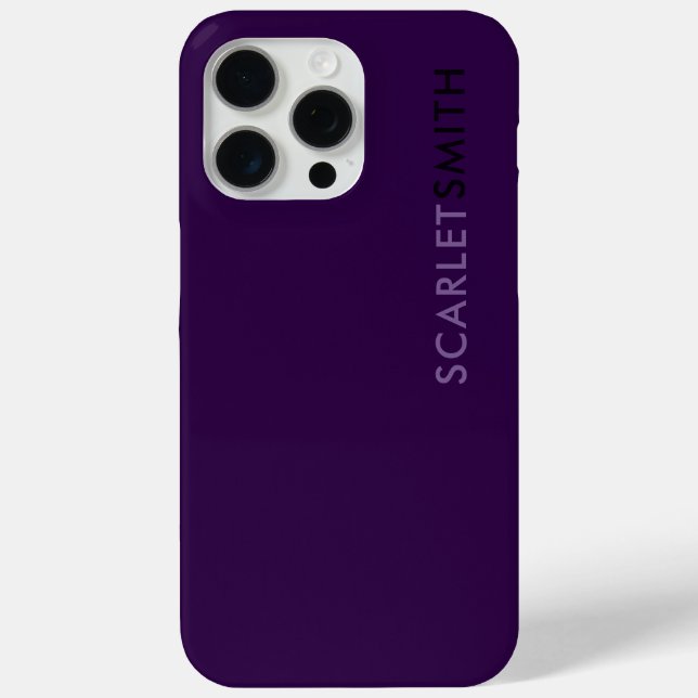 Modernes, schlichtes minimalistisches Design Case-Mate iPhone Hülle (Rückseite)
