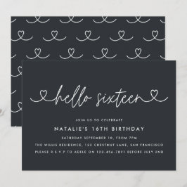 Modernes, schlichtes und elegantes Drehbuch zum 16