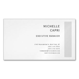 Modernes, Schlichtes und Minimalistisches Ambiente Magnetische Visitenkarte