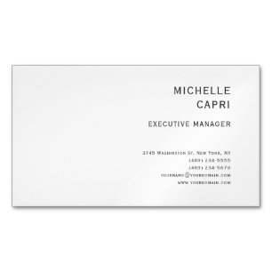 Modernes, Schlichtes und Minimalistisches Ambiente Magnetische Visitenkarte