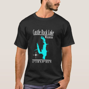 Modernes Schloss Rock Lake - Wisconsin T-Shirt