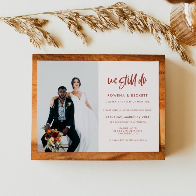 Modernes Schneeflocken Wir machen noch ein Foto zu Einladung (Von Creator hochgeladen)