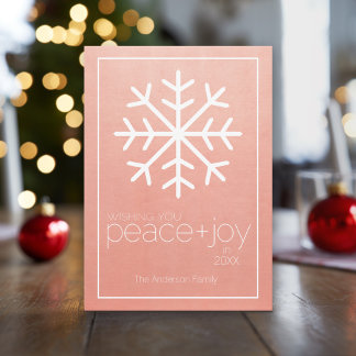 Modernes Schneeflocken zum Glück im neuen Jahr - N Feiertagskarte