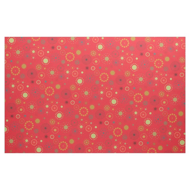Modernes Schneeflockenmuster aus dem Mittelalter Stoff (Fat Quarter (45,7 x 55,9 cm))