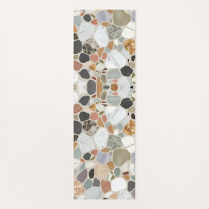 Modernes, schönes Marmoraussehen Terrazzo-Design Yogamatte